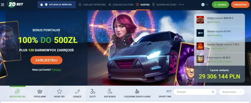 20Bet kod promocyjny bez depozytu