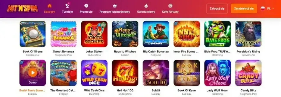 hitnspin bonus code bez depozytu