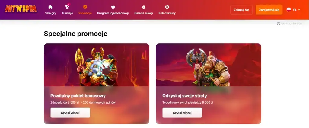 Hit N Spin kod promocyjny