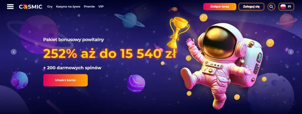 Cieszy Się Cosmicslot Casino
