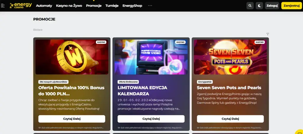 energy casino kod promocyjny bez depozytu 2024