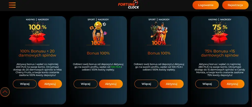 Kod Promocyjny Fortune Clock