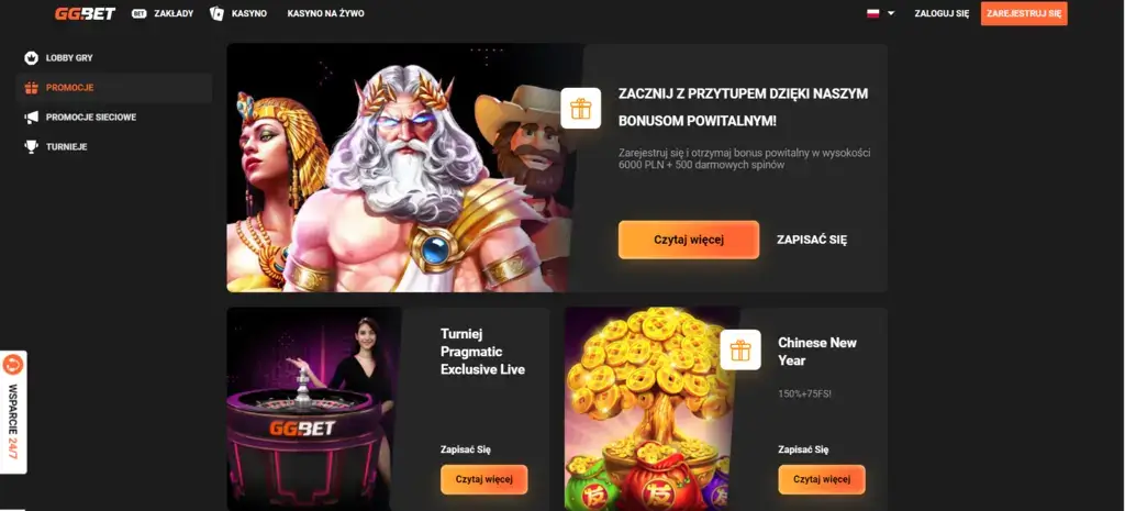 GGBet kody promocyjne 2025