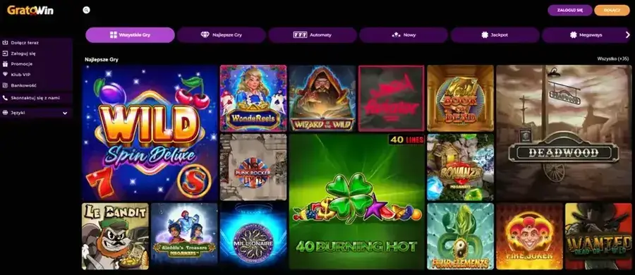 Kod Promocyjny Gratowin Casino