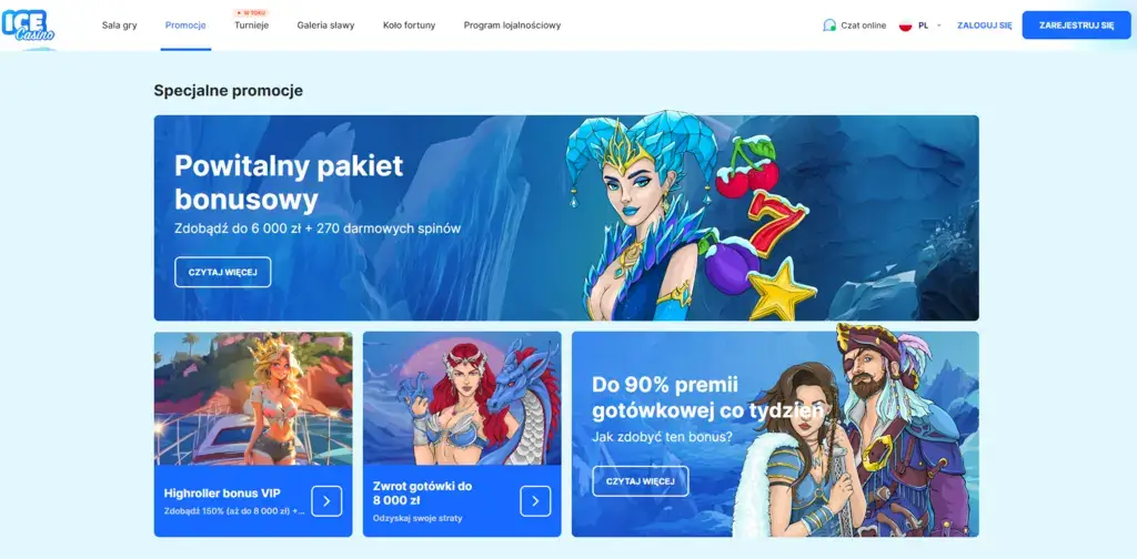 kod promocyjny na darmowe spiny do Ice Casino (ice casino free spins code)