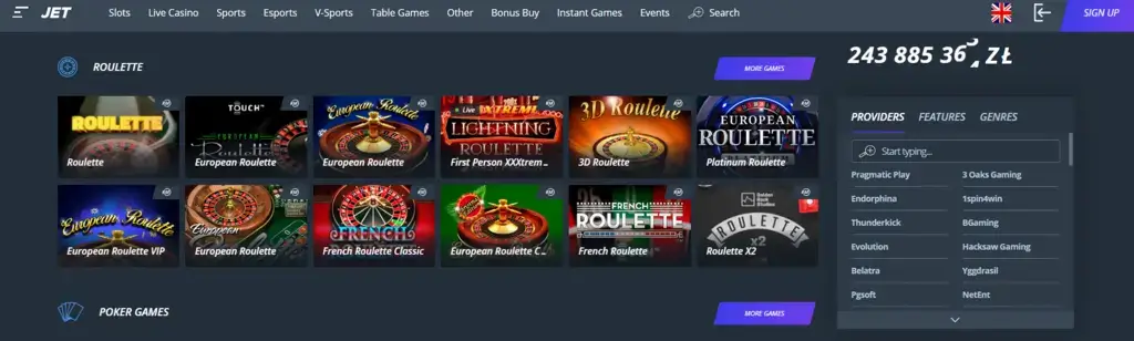Jet Casino bonus bez depozytu