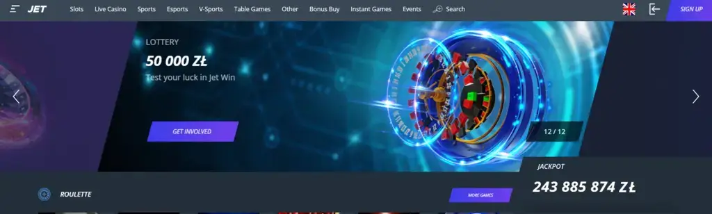 Jet Casino kod promocyjny na darmowe spiny