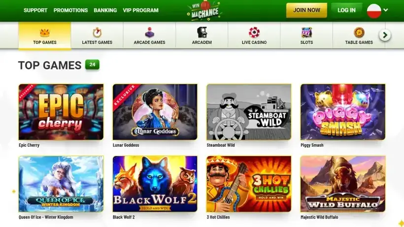 machance kod na darmowe spiny
