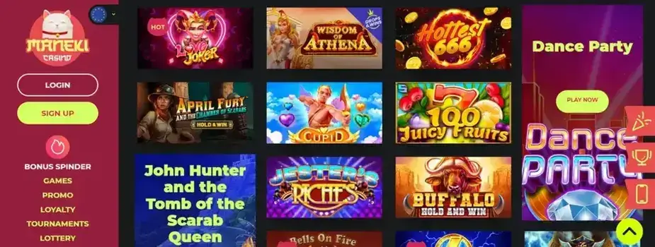 Maneki Casino kod promocyjny