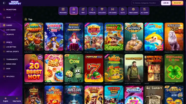 Nova Jackpot kody promocijne