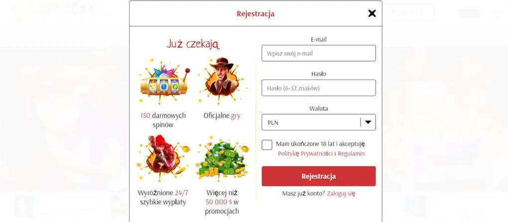 kody promocijne supercat bonus bez depozytu