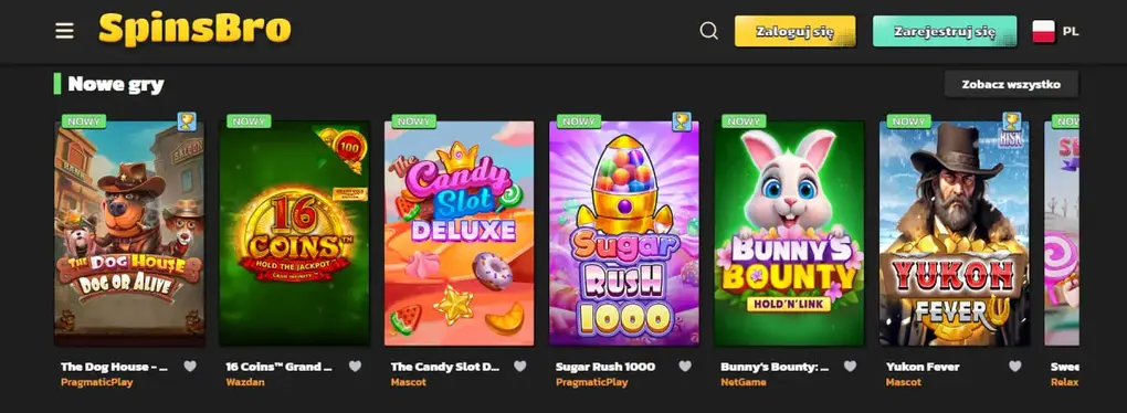 SpinsBro Casino kody na darmowe spiny