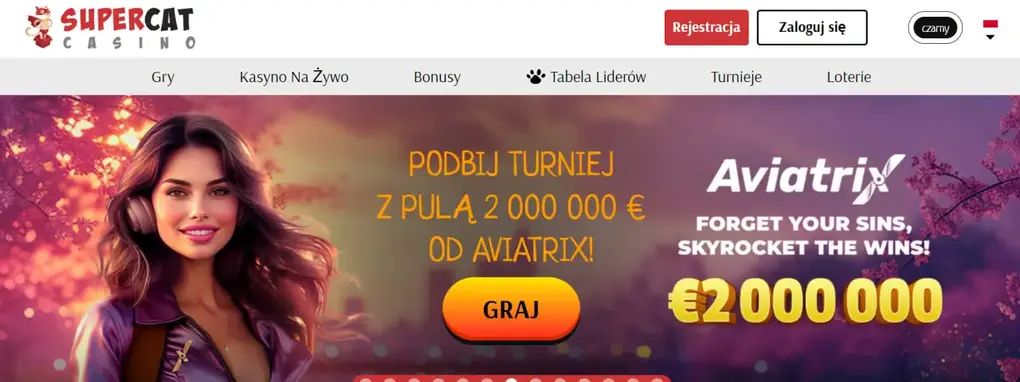 supercat casino kod promocyjny na darmowe spiny