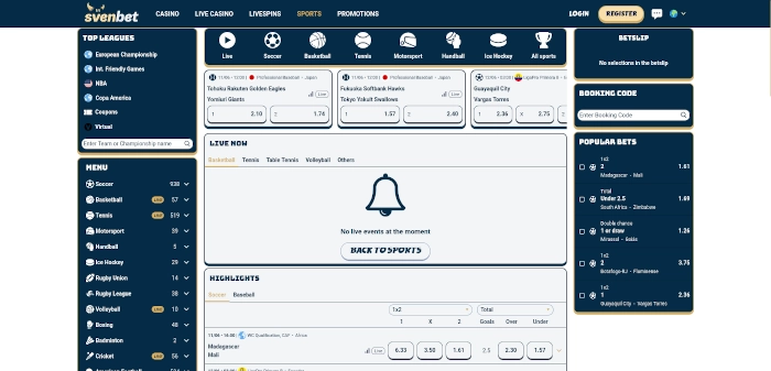 Kod promocyjny w Svenbet Casino