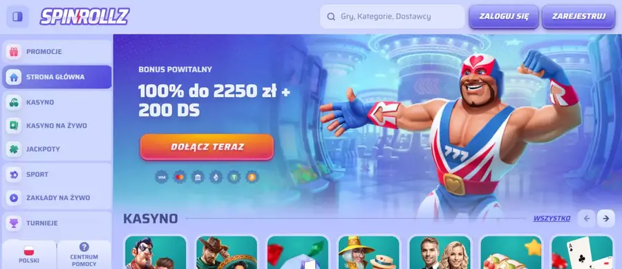 kody promocyjne na darmowe spiny w Spinrollz