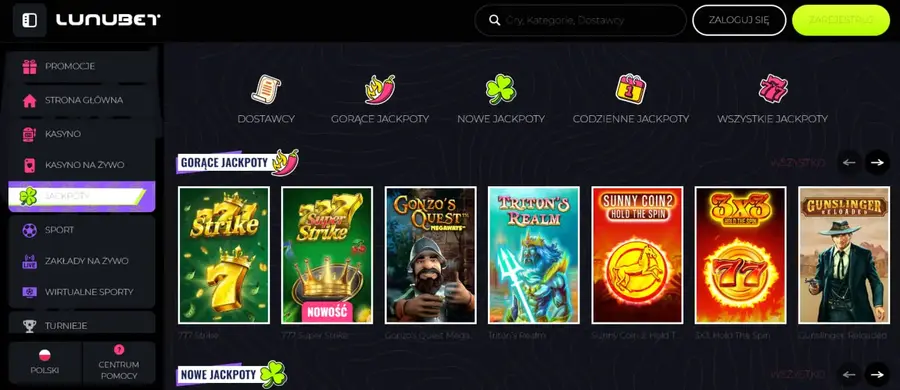polskie kasyno online Lunubet oferuje kody promocyjne na darmowe spiny