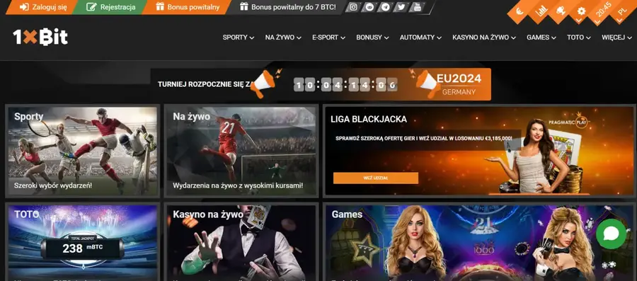 polskie kasyno online 1xBit oferuje kody promocyjne na darmowe spiny