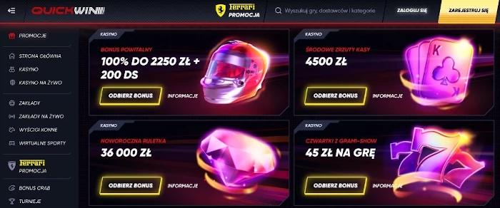 Kody do bonusów bez depozytu w Quickwin kody promocyjne w kasynie Quickwin