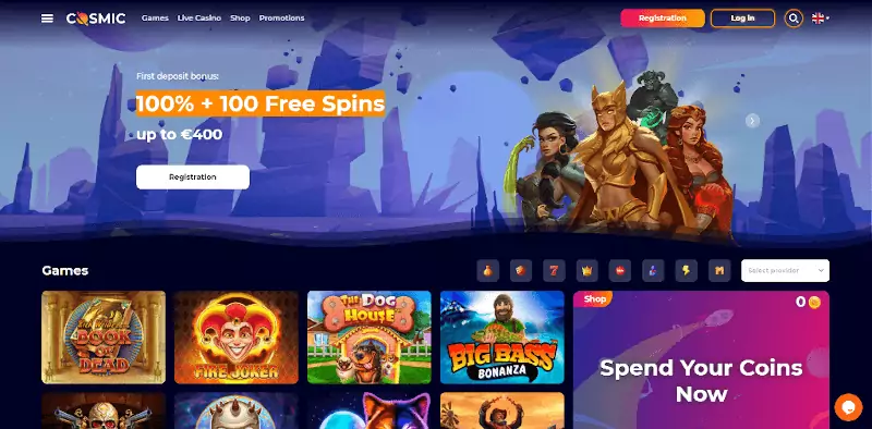 Kod promocyjny CosmicSlot Casino