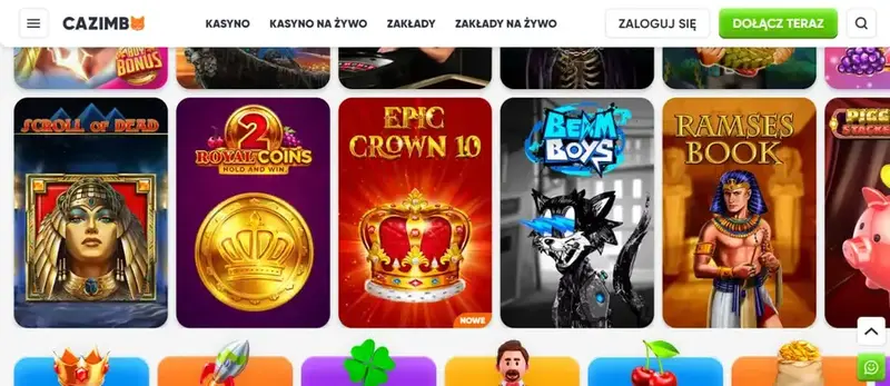 daarmowe spiny w kasynie online Cazimbo 