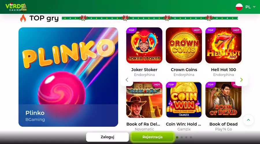 verde casino bonus 50 free spins