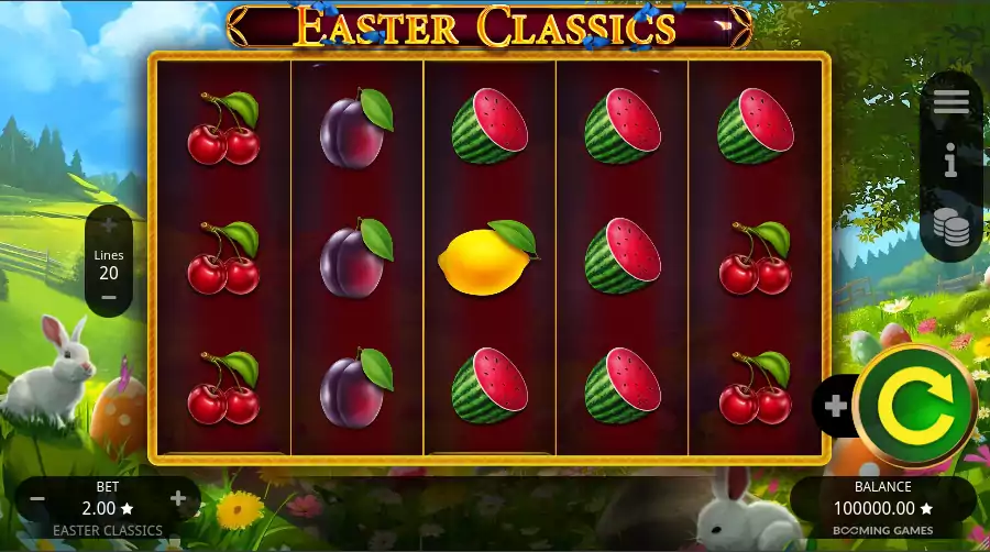 Wielkanocna gra Easter Classics od Booming Games – Graj w święta Gra Easter Classics od Booming Games, wielkanocny motyw, pisanki.