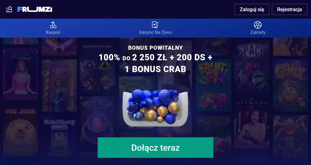 Frumzi bonus bez depozytu