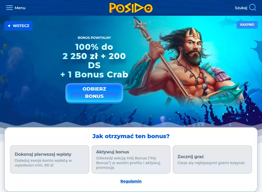 Posido casino bonus