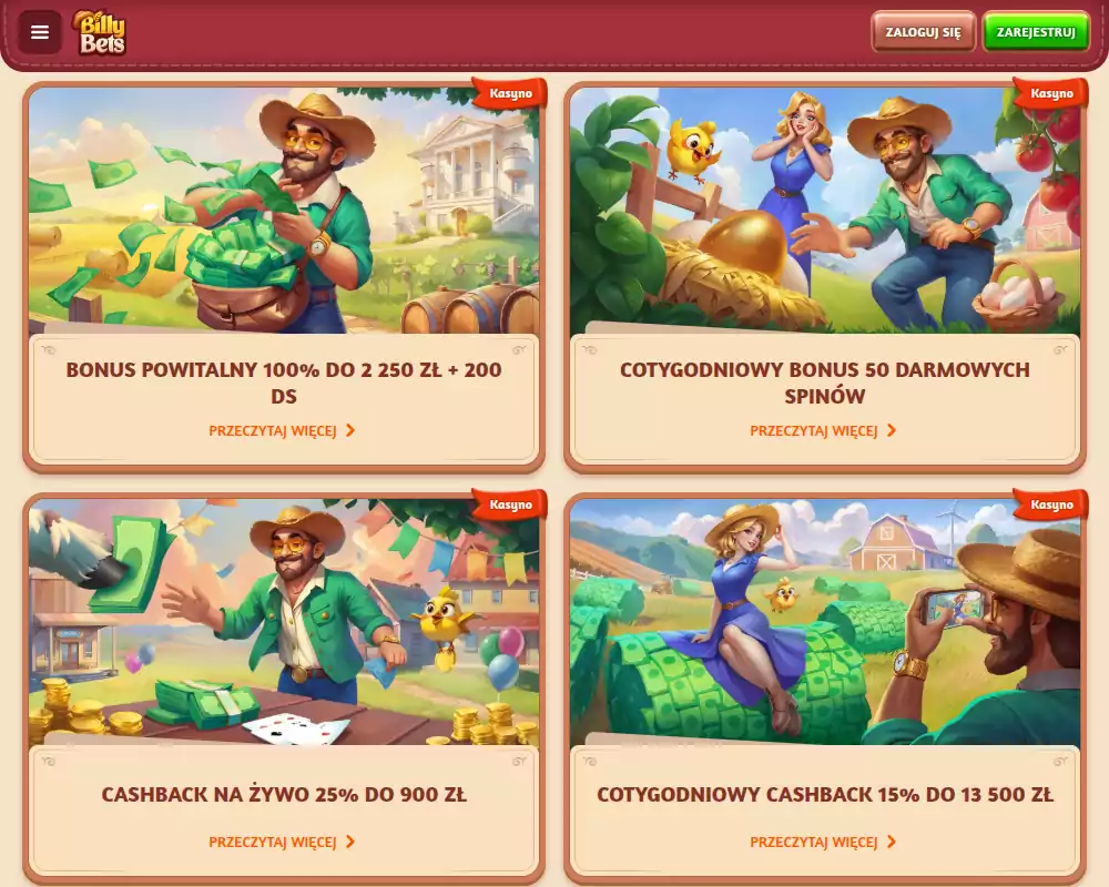 Billybets promo code