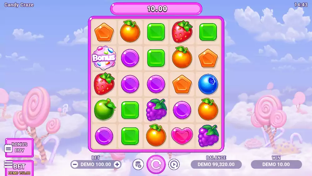 Sloty Candy Craze w kasynach zagranicznych