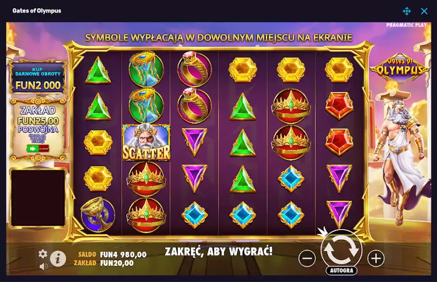 Gates of Olympus w kasynach zagranicznych z bonusami bez depozytu dla Polaków