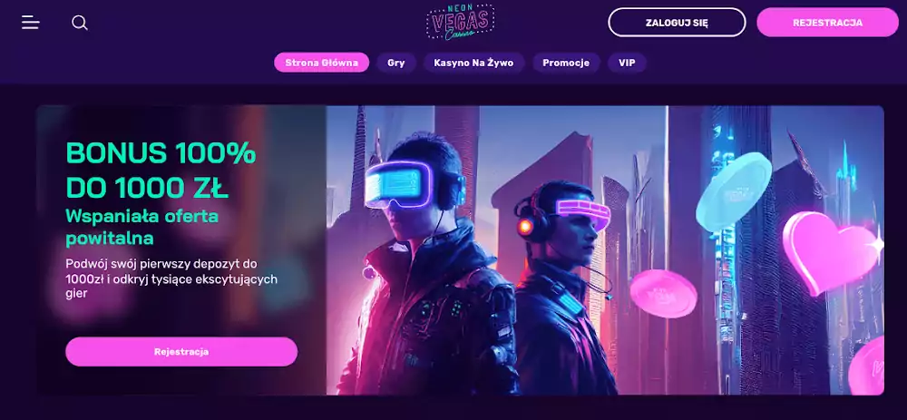 Neon Vegas Free Spins - Bonus bez Depozytu Neon Vegas Free Spins - Bonus bez Depozytu