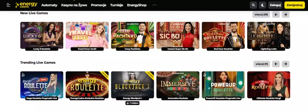 Energy Casino kod promocyjny kod promocyjny