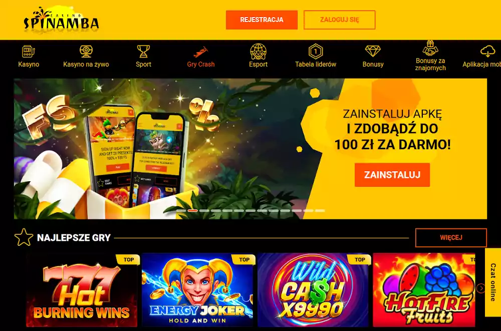 spinamba free spins no deposit bonus codes