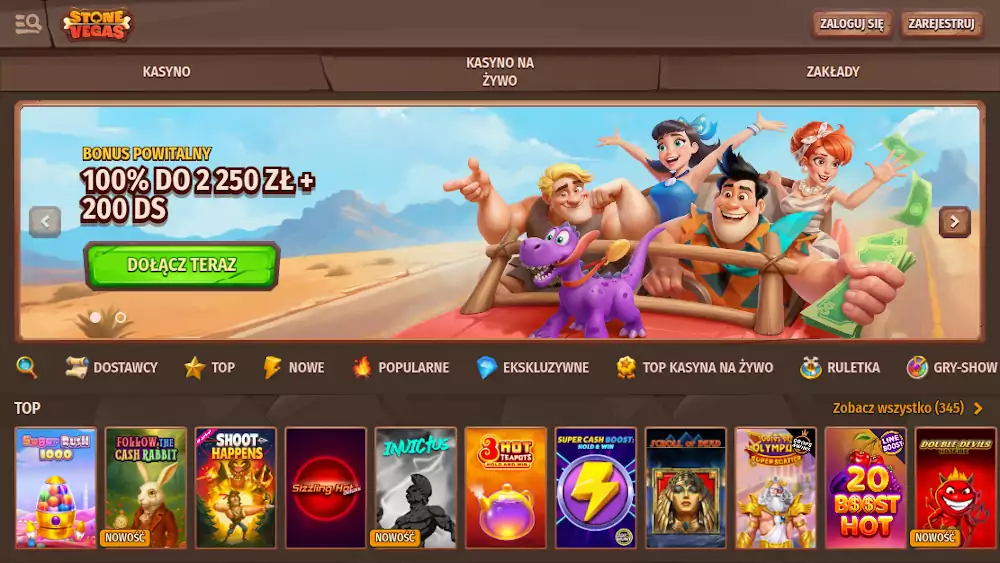 StoneVegas kod promocyjny