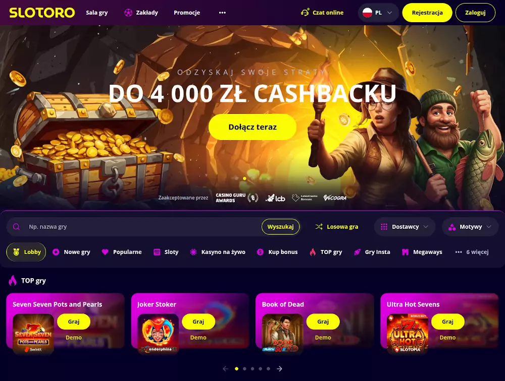 Slotoro kod promocyjny