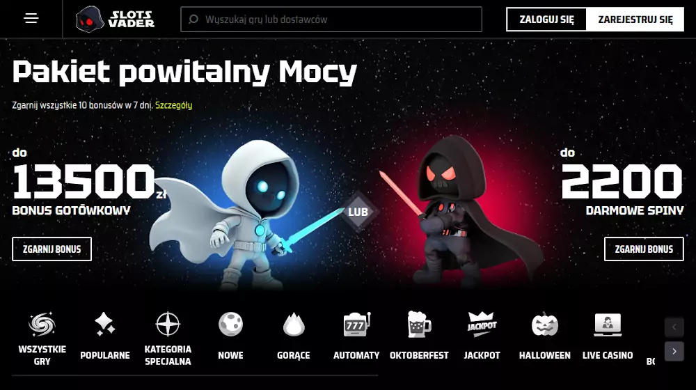 Slotsvader bonus bez depozytu daje ci szansę na wygraną bez ryzyka