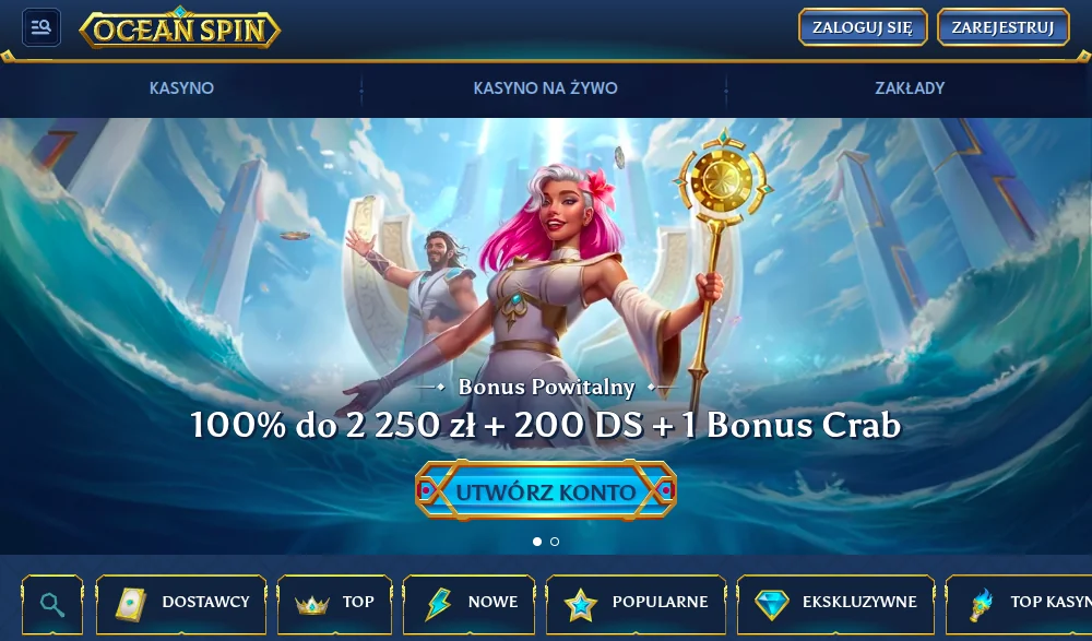 Oceanspin kasyno strona główna
