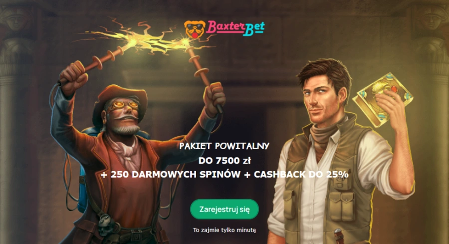 Baxterbet kod promocyjny na 250 DS