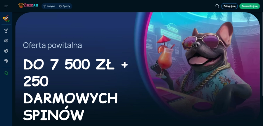 Baxterbet casino online główna